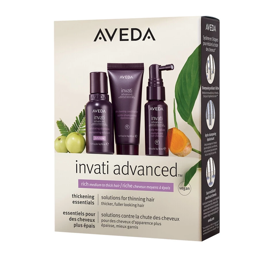 Aveda Discovery Set Invati Advanced™ Trio Rich Cofanetto Trattamento Capelli 2 Aveda Discovery Set Invati Advanced™ Trio Rich Cofanetto Trattamento Capelli