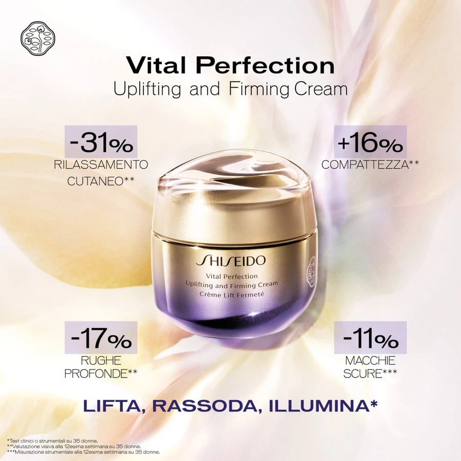 Shiseido Vital Perfection Uplifting And Firming Cream Crema Viso 6 Shiseido Vital Perfection Uplifting And Firming Cream Crema Viso - immagine 4