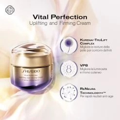 Shiseido Vital Perfection Uplifting And Firming Cream Crema Viso -Negozio al dettaglio [ Aveda] 2022 Shiseido Anti eta Vital Perfection Uplifting and Firming Cream 4