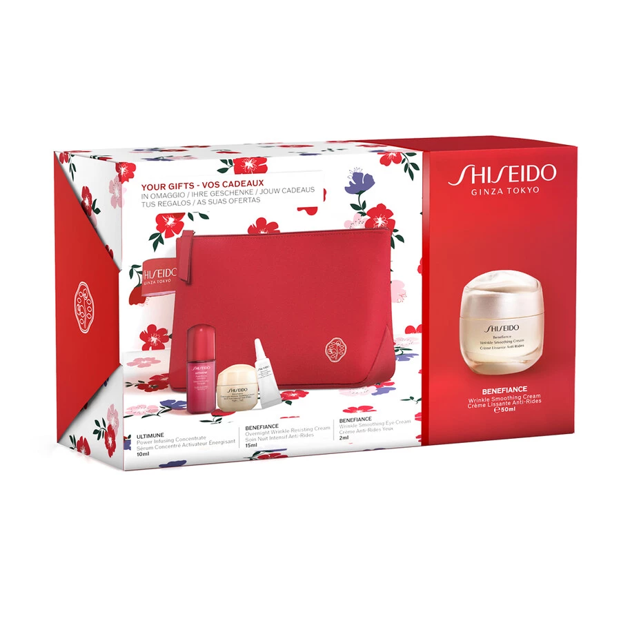 Shiseido Benefiance Wrinkle Smoothing Cream Set Cofanetto Trattamento Viso 4 Shiseido Benefiance Wrinkle Smoothing Cream Set Cofanetto Trattamento Viso - immagine 2
