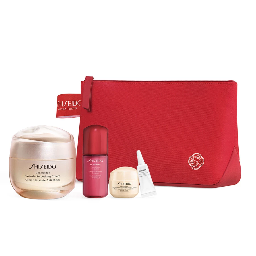 Shiseido Benefiance Wrinkle Smoothing Cream Set Cofanetto Trattamento Viso 3 Shiseido Benefiance Wrinkle Smoothing Cream Set Cofanetto Trattamento Viso